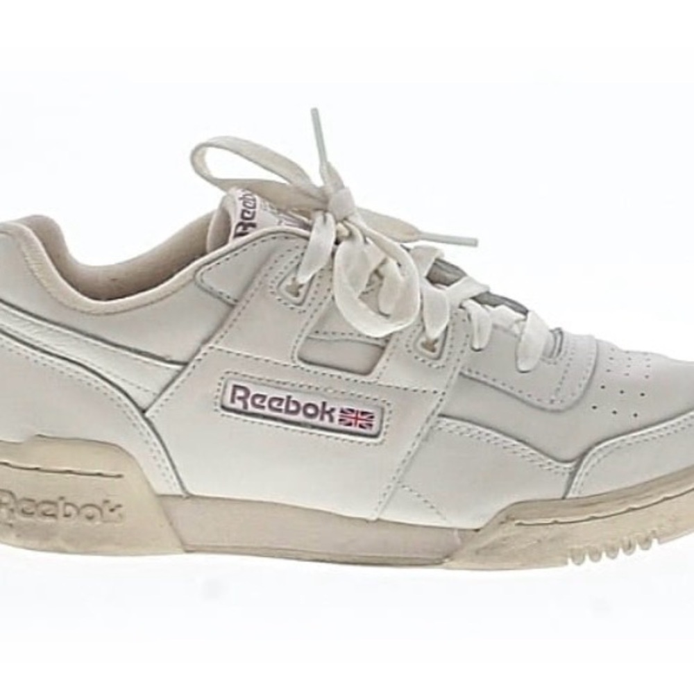 Reebok Women’s Leather Sneakers in Off-White and Beige
